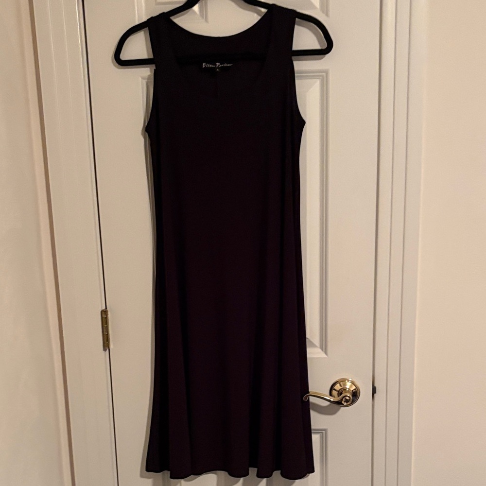 Ellen Parker Sleeveless Black Maxi Dress